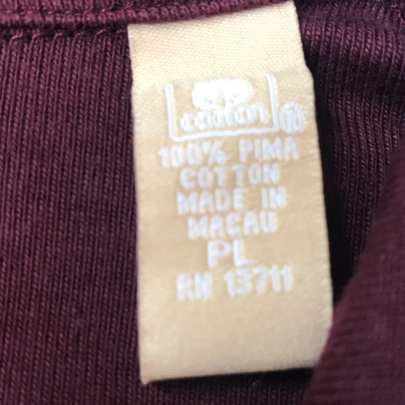 Kate Hill Petite Burgundy Top - Picture 5 of 5